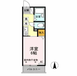 ハミング南牛川【2階】の間取り