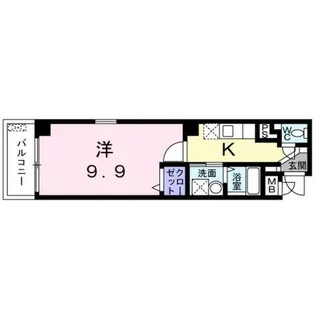 サザン京央【7階】の間取り