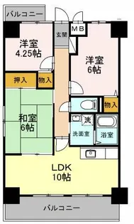 片岡マンション4【5階】の間取り