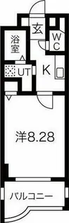 ハートヒルズ矢作【7-B号室】の間取り
