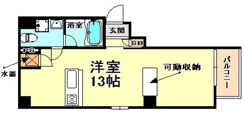 アルミュール甲南山手【5階】の間取り