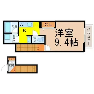 グランコート山王【2階】の間取り