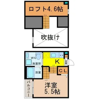 モルゲンロート【2階】の間取り