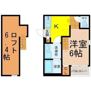 ハーモニーテラス8094【2階】の間取り