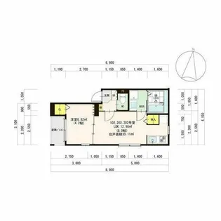 Spear姪浜【2階】の間取り