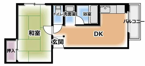 大阪府門真市御堂町【マンション】の間取り