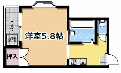エクスラン【2階】の間取り