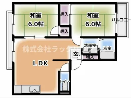 大阪府四條畷市北出町【アパート】の間取り