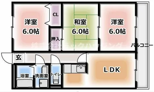 ヴェル・ヴィラージュ【3階】の間取り