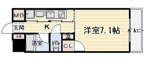 ルミエール日吉【7階】の間取り