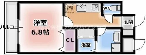 アドヴァンテージ守口【7階】の間取り