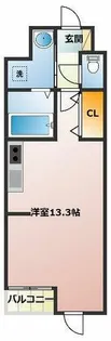 楠木の森【202号室】の間取り