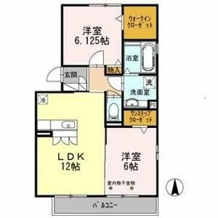 グランドゥール【301号室】の間取り