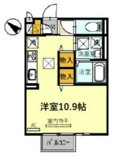 セジュール天満【2階】の間取り