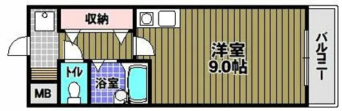 ラ・エスペランサ【3階】の間取り