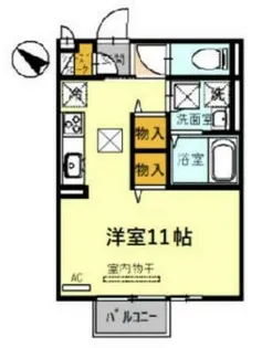 セジュール天満【2階】の間取り
