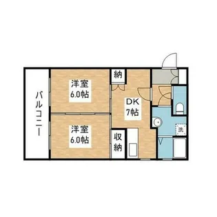 マンションリバエイト【3階】の間取り