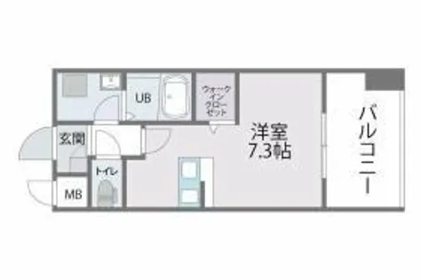 トラストレジデンス博多駅南【13階】の間取り