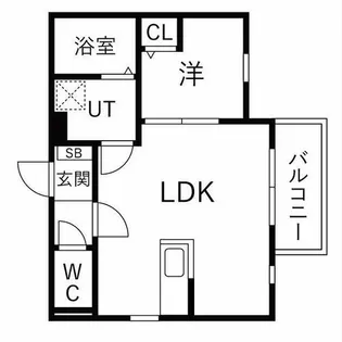 ジュエル豊橋【101号室】の間取り