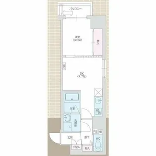 meLiV大曽根【4階】の間取り