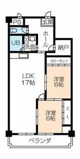 フィオーレ草間【2階】の間取り