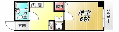 グランブール鳥居本【3階】の間取り