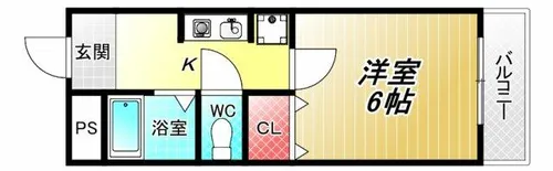 レスポワール【3階】の間取り