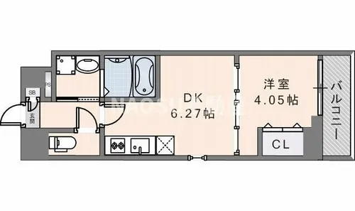 Luck Field【801号室】の間取り