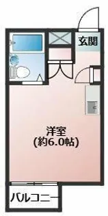 パルハウス丸善【2階】の間取り