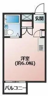 パルハウス丸善【2階】の間取り