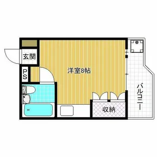 シャローム山城【1階】の間取り