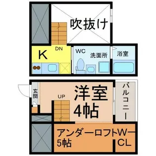 シェルト氷室【2階】の間取り