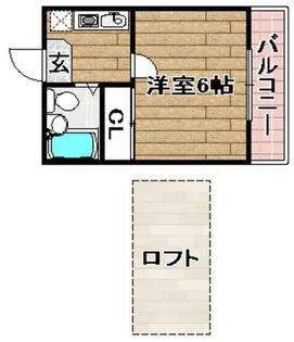 メゾンデュソレイユ【1階】の間取り