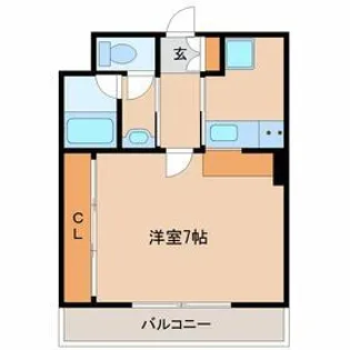 エスペランサ武庫之荘【1階】の間取り