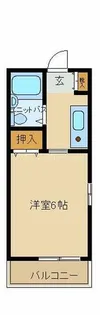 ジュネス長洲【1階】の間取り