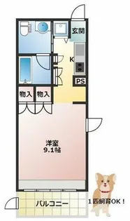 アーデンタワー南堀江【12階】の間取り