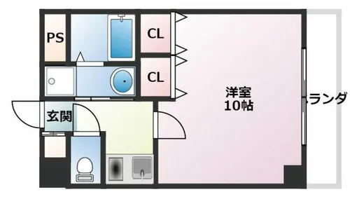 ソレアード岡本南【502号室】の間取り