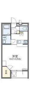 レオパレス我孫子【303号室】の間取り