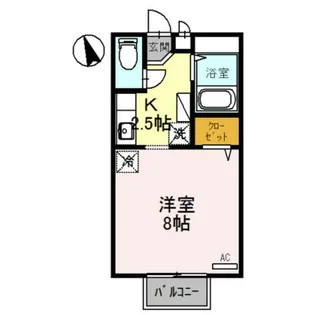 セジュールまはたぎ【2階】の間取り