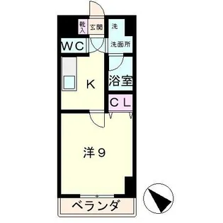 エンゼルプラザeast1【10階】の間取り