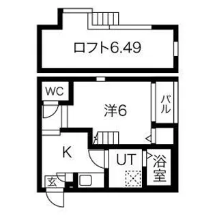 ハーモニーテラス8094【2階】の間取り