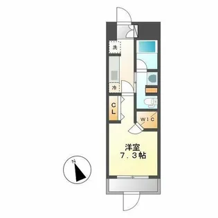 フレールコート東別院【9階】の間取り