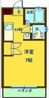 シルバープレイス【2階】の間取り