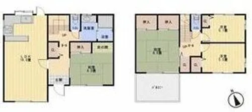愛知県名古屋市緑区梅里2丁目【一戸建】の間取り