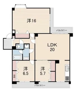 サンシャイン御影【3階】の間取り