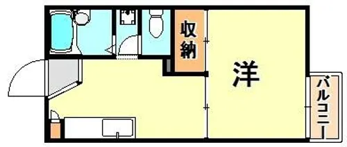 中津ハイツ【2階】の間取り