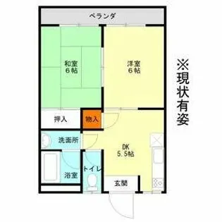 マークス池浦【2階】の間取り