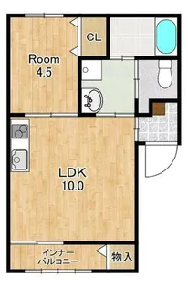 GARASA【2階】の間取り