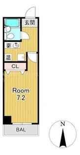 T・Oコーポ石山A棟【2階】の間取り