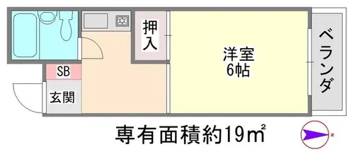 STUDIO今西【2階】の間取り